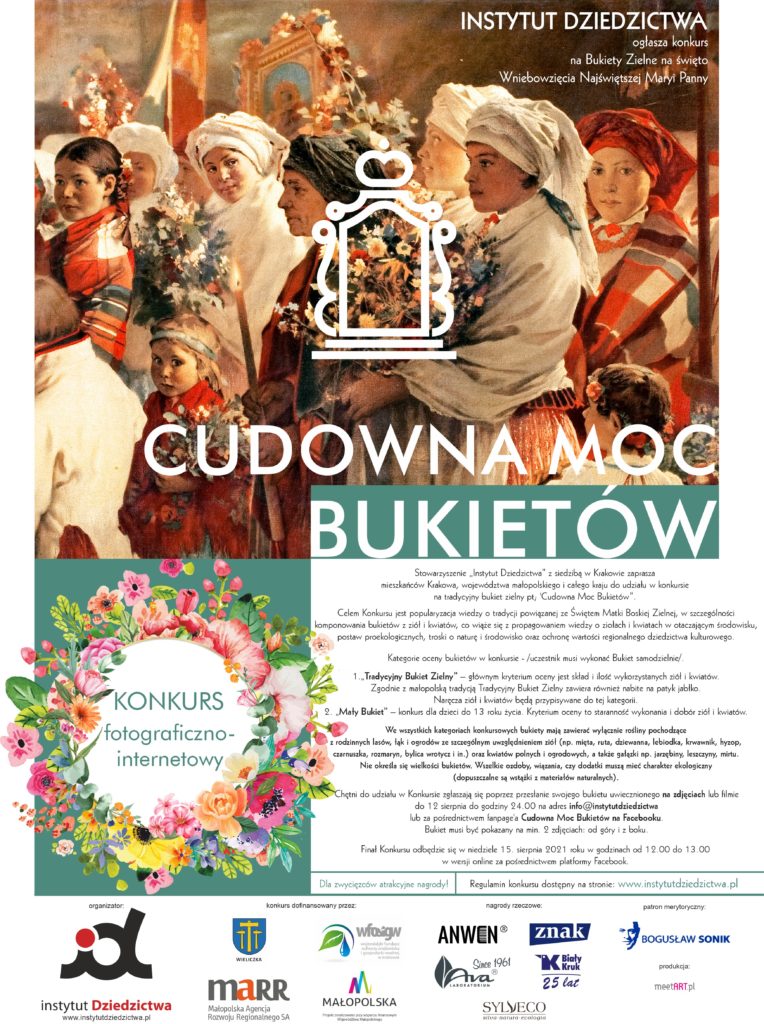 Cudowna Moc Bukietów 2021 - konkurs fotograficzno-internetowy - plakat